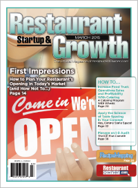 March 2015 Restaurant Startup & Growth