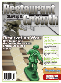 July 2015 Restaurant Startup & Growth