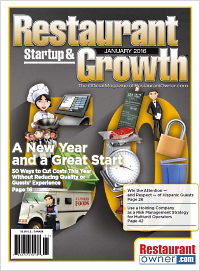 January 2016 Restaurant Startup & Growth