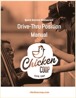 Quick Service Restaurant &##x28;QSR&##x29; &mdash&##x3b; Drive-Thru Training Manual