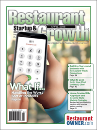April 2018 Restaurant Startup & Growth