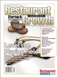 December 2018 Restaurant Startup & Growth