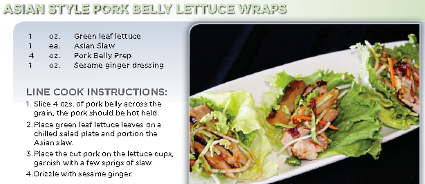 Recipe Mapping&##x3a; Asian Style Pork Belly Lettuce Wraps and Spicy Avocado Toast with Shrimp