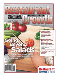 September 2019 Restaurant Startup & Growth