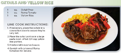 Recipe Mapping&##x3a; Oxtails & Yellow Rice and Mojo Burger