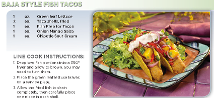 Recipe Mapping&##x3a; Baja Style Fish Tacos and Ranchero Breakfast Burrito