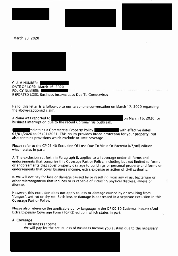 Business Interruption Insurance&##x3a; Are You COVID-19 Covered&##x3f;