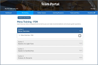 Custom Training System&##x3a; Coaching Session - Menu Training