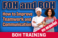 Front-of-House and Back-of-House&##x3a; How to Improve Teamwork & Communication