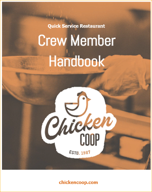 QSR Crew Member Handbook Template