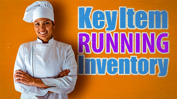 Key Item Running Inventory